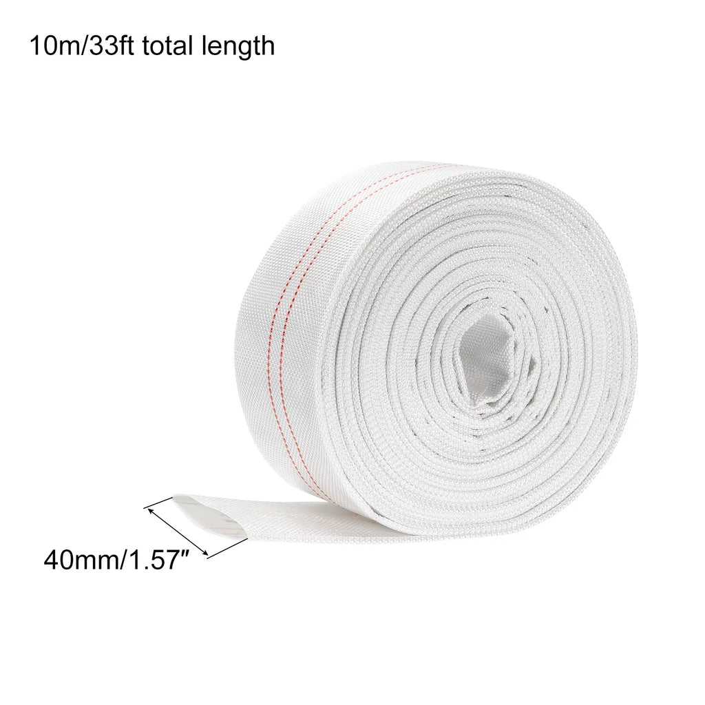 Lightweight Backwash Hose Lay Flat Reinforced Discharge plastic Hose 40mm ID 33ft for Swimming Pool