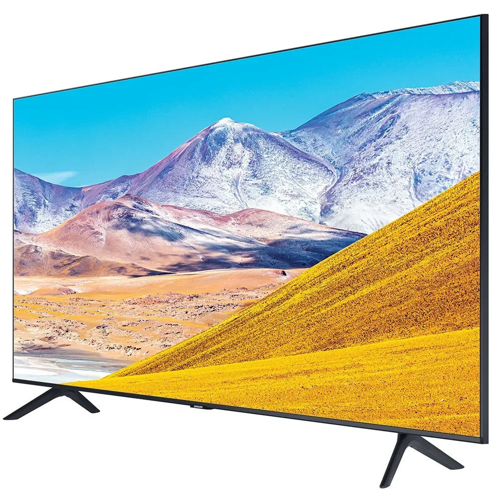 UN85TU8000 85" TU8000 4K Ultra HD Smart LED TV (2020 Model) with Deco Gear Home Theater Soundbar, Wall Mount Accessory Kit and HDMI Cable Bundle (UN85TU8000FXZA 85TU8000 85 inch TV)