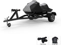 Weatherproof Jet Ski Covers for Yamaha EXR 2021 - Gray/dark Color - All Weather - Trailerable - Protects from Rain, Sun, UV Rays, and More! Includes Trailer Straps and Storage Bag