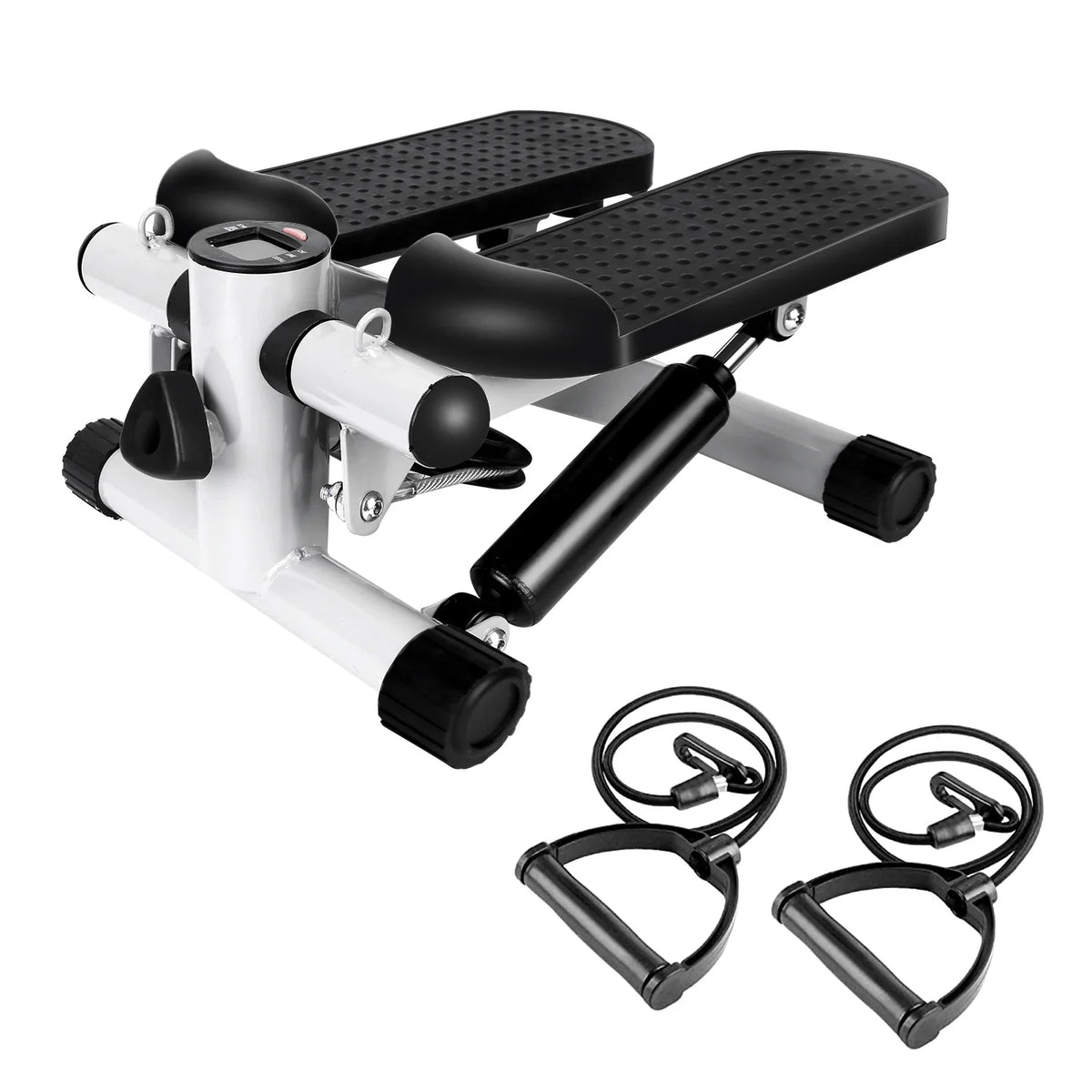 iMounTEK Mini Fitness Stepper with LCD Monitor, Stepper for Exercise Gray Stepper Max 330.7LBS