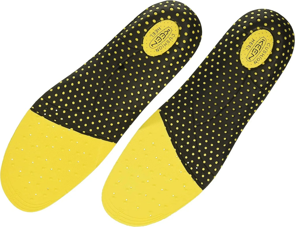 KEEN Utility Mens K-10 Insole Replacement with Heel Pad for Neutral Arch Support in Work Boots Yellow L