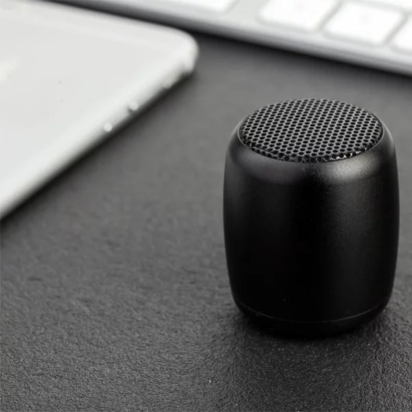 Mini Wireless Speaker For Verve Connect, ZMax 11 - Remote Shutter with Mic Audio Multimedia Rechargeable ebony for Consumer Cellular Verve Connect, ZMax 11