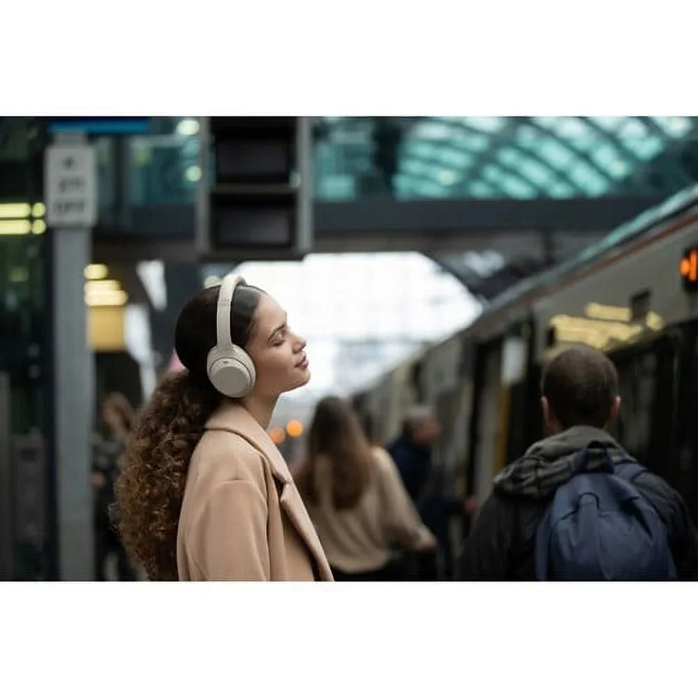 WH-1000XM4 Wireless Noise-Canceling Over-Ear Headphones (Silver) +pixicloth
