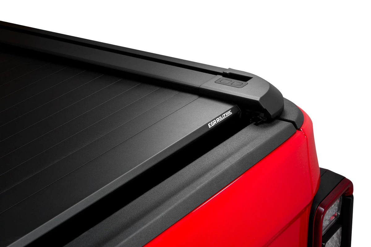 EGR 2020-2024 Fits Jeep Gladiator Sport Crew Cab Pickup 2018-2023 Fits Jeep Wrangler Unlimited 4 Door Rolltrac Electric Retractable Bed Cover RT039031E