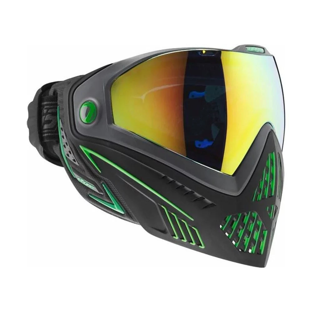 Dye Matrix i5 Thermal Paintball Mask / Goggles - Emerald ebony/Lime