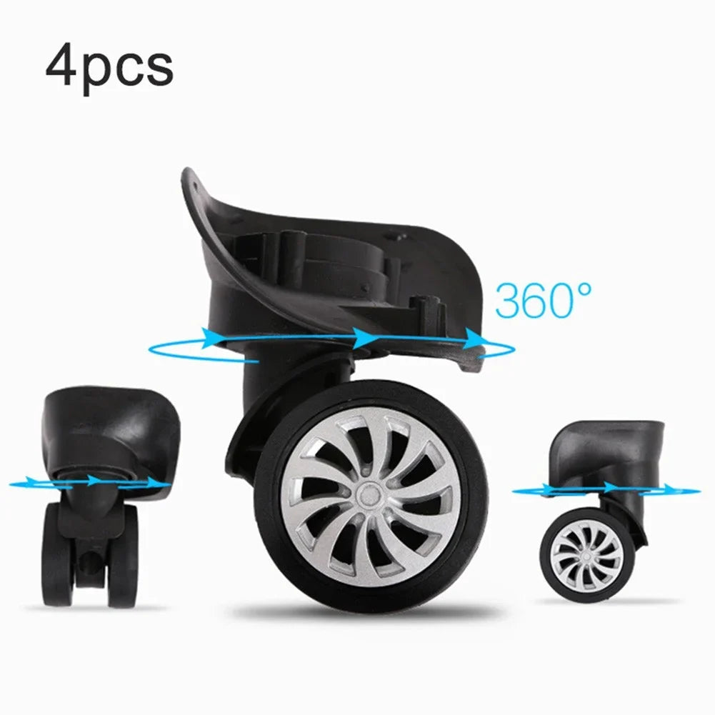 Yuri  4 Set Replacement Luggage Suitcase Wheels Swivel Universal Wheel dark