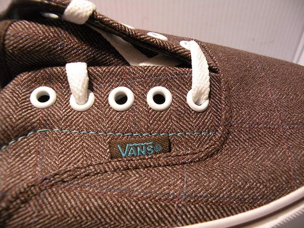 VANS ERA LX CLASSIC LOW MEN SHOES ESPRESSSO/WHITE *871699 SIZE 11.5 NEW