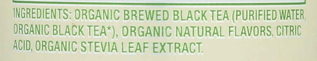 Zevia Organic Caffeine Free Lemon Sweetened ebony Tea, 12 Fluid Ounce -- 12 per Case.