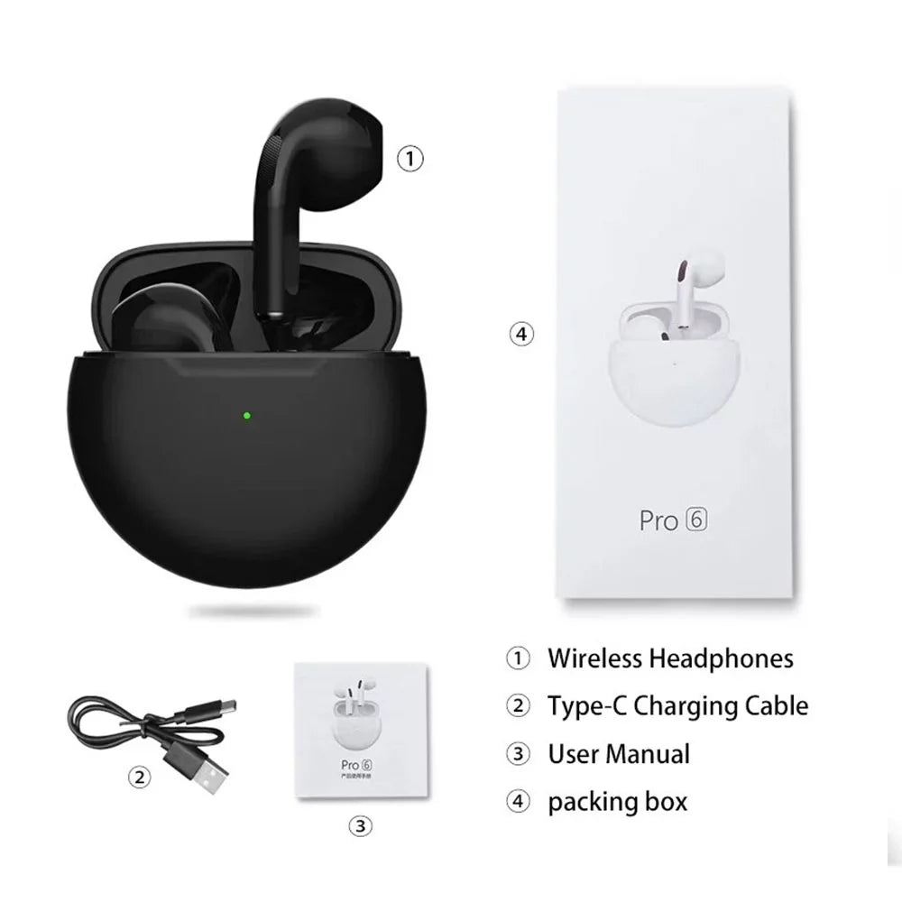 N22 Chromebook 11.6 1 inch   Processor/ 4GB Memory/ 16GB eMMC Storage/ USB3.0/ Bluetooth/ Wi-fi/ Webcam with Pro 6 Wireless Earbuds Chrome Notebook