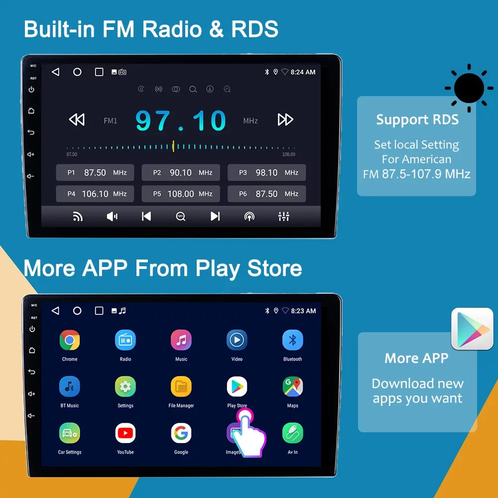 Car Stereo For Honda Accord 7 2002 - 2008 Android Touch Screen With Carplay Android Auto Car Multimedia Player