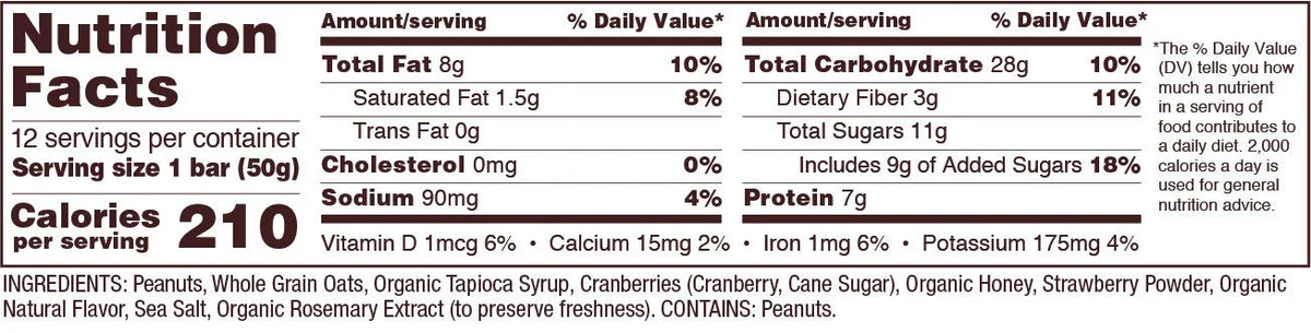 Bob's Red Mill Bob's Bar Peanut Butter Jelly & Oats -- 12 Bars