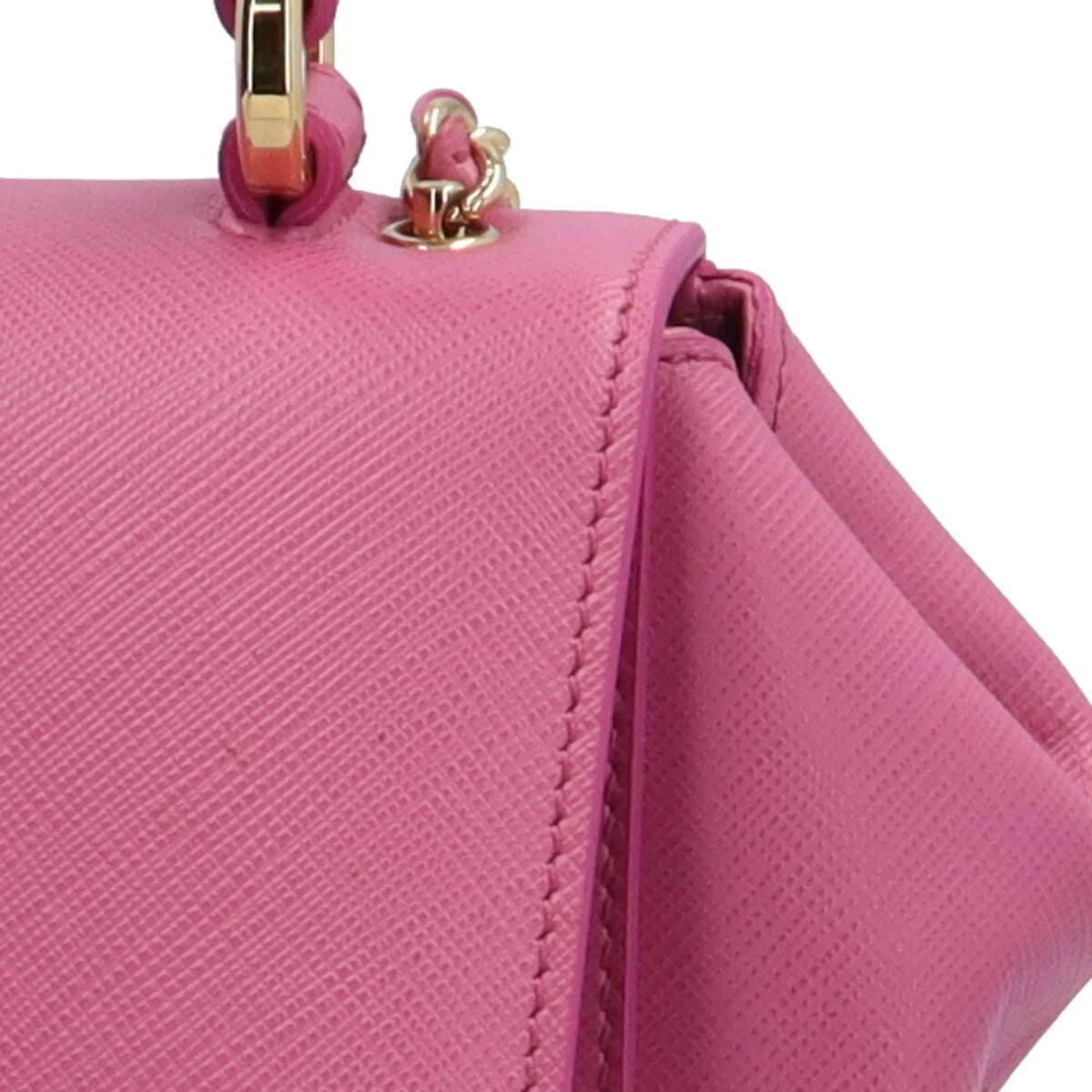 Pre-Owned Salvatore Ferragamo Vara Ribbon Shoulder Bag Leather EZ-21 F570 Pink Ladies 2way BRB10010000013177 (Good)