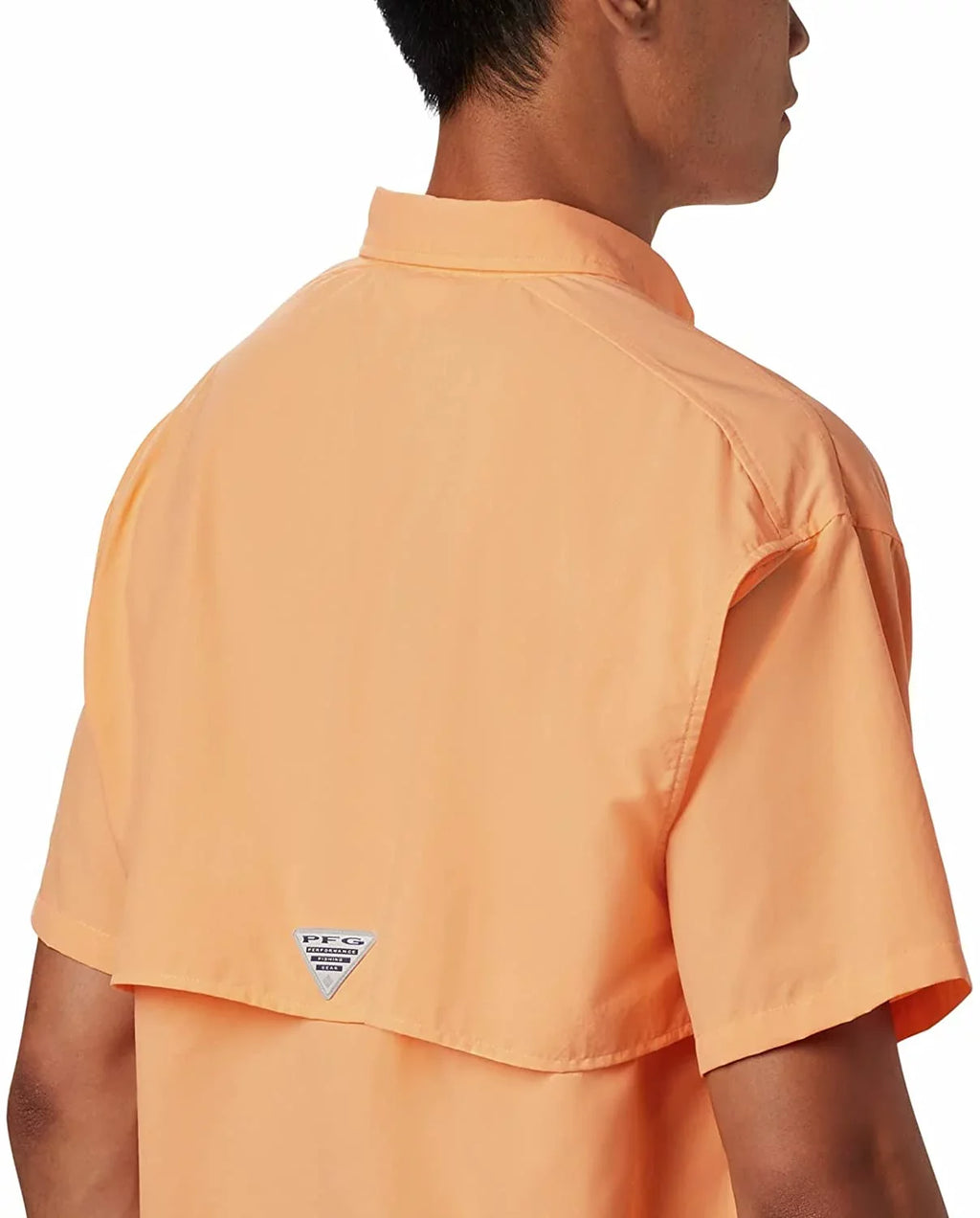Columbia Men's Bahama II Short Sleeve Shirt, Bright Nectar, XX-Small