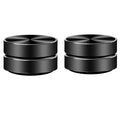 2pcs Humbird Speakers Bone Conduction Speakers ebony Portable Wireless Speaker Stereo Mini Speaker 2pcs/pack