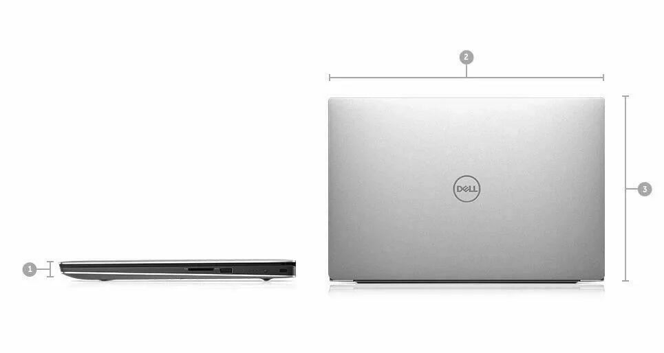 Open Box  XPS 15 7590 UHD I7 16 512GB SSD GTX 1650 XPS7590-7992SLV-PUS - SILVER