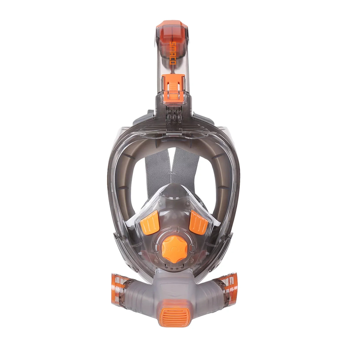 Snorkel Full Face Cover with Foldable Dry Snorkel pipe Anti-fog Anti-Leak Snorkeling Face Cover with Mount Storage Bag