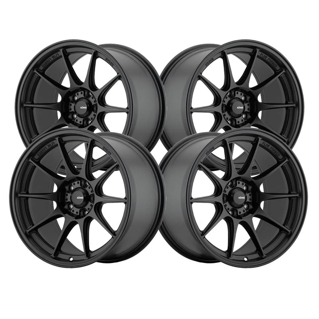 Konig 57B Dekagram 17x8 4x100 +45et Semi-Matte dark Wheel