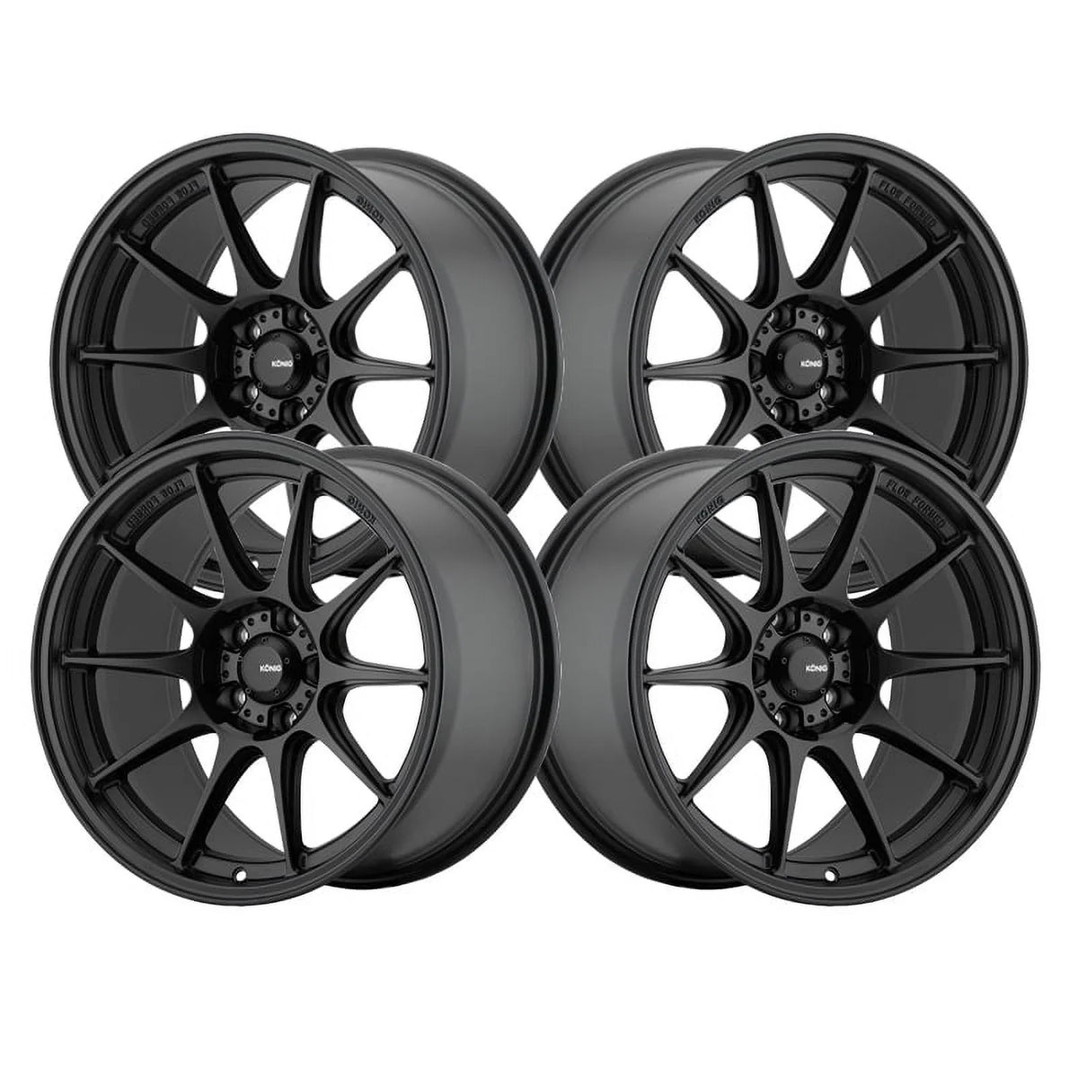 Konig 57B Dekagram 17x8 4x100 +45et Semi-Matte dark Wheel