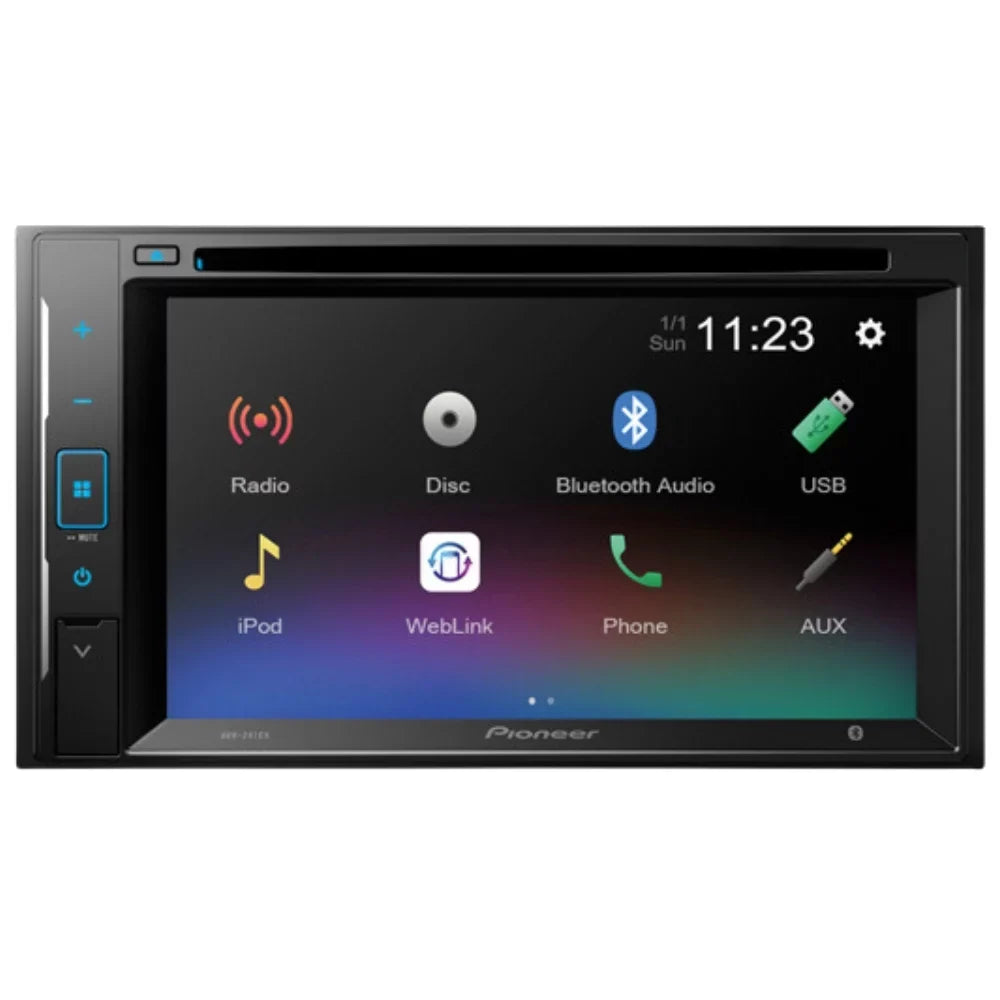 KIT4803 Bundle for 2005-2008 Chevy Uplander W/ Pioneer Double DIN Car Stereo with Bluetooth/Backup Camera/Installation Kit/in-Dash DVD/CD AM/FM 6.2" WVGA Touchscreen Digital Media Receiver