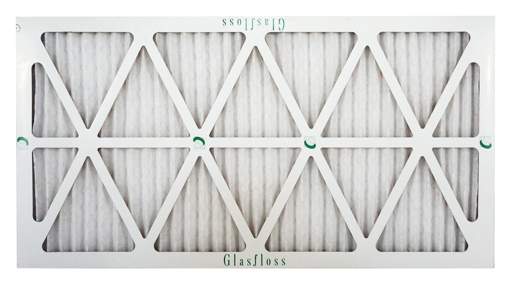 Glasfloss 20x36x1 - MERV 10 -Qty:12 - Furnace Air Filter - Made in USA (Actual Size: 19.5 x 36.5x7/8 1 inch)