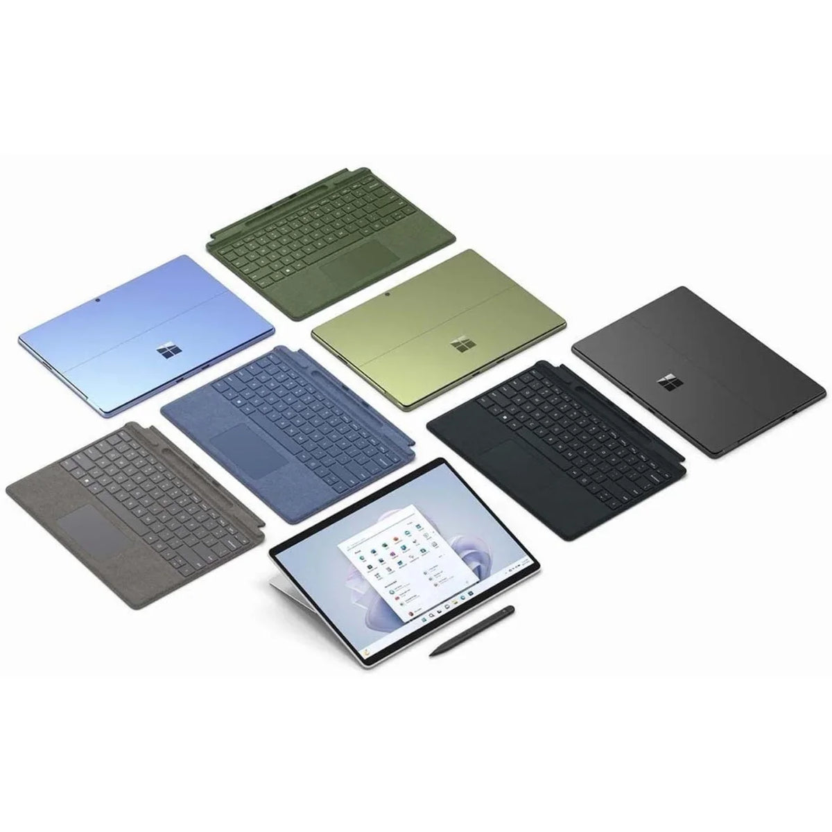 Surface Pro 9 Tablet, 13", 16 GB, 512 GB SSD, Windows 10 Pro, Graphite, TAA Compliant