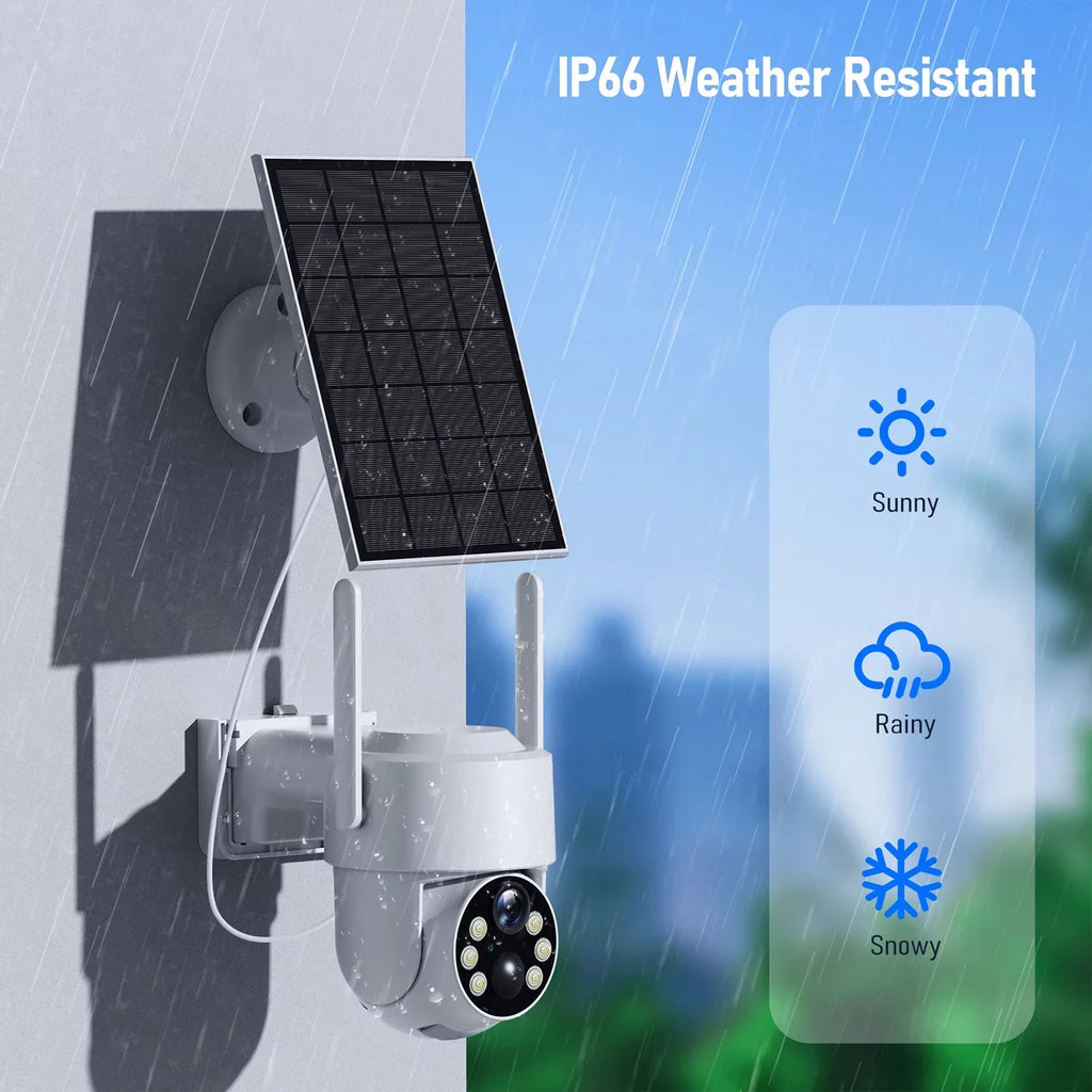 Toguard SC21 2K/4MP Solar Wireless WiFi Security Camera Outdoor PTZ Dome Camera