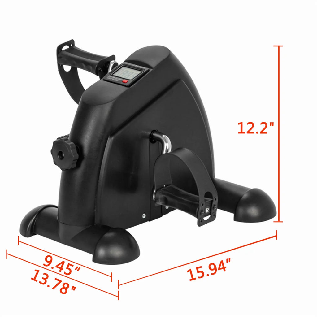 Home Use Hands and Feet Trainer Mini Exercise Bike dark