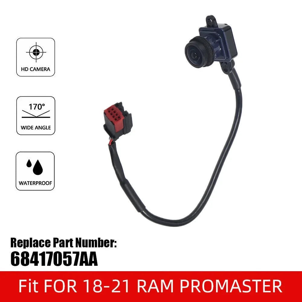 KingFurt Rear View Camera for RAM Promaster 1500 2500 3500 2018-2021, Direct Replacement, 1 Camera Included
