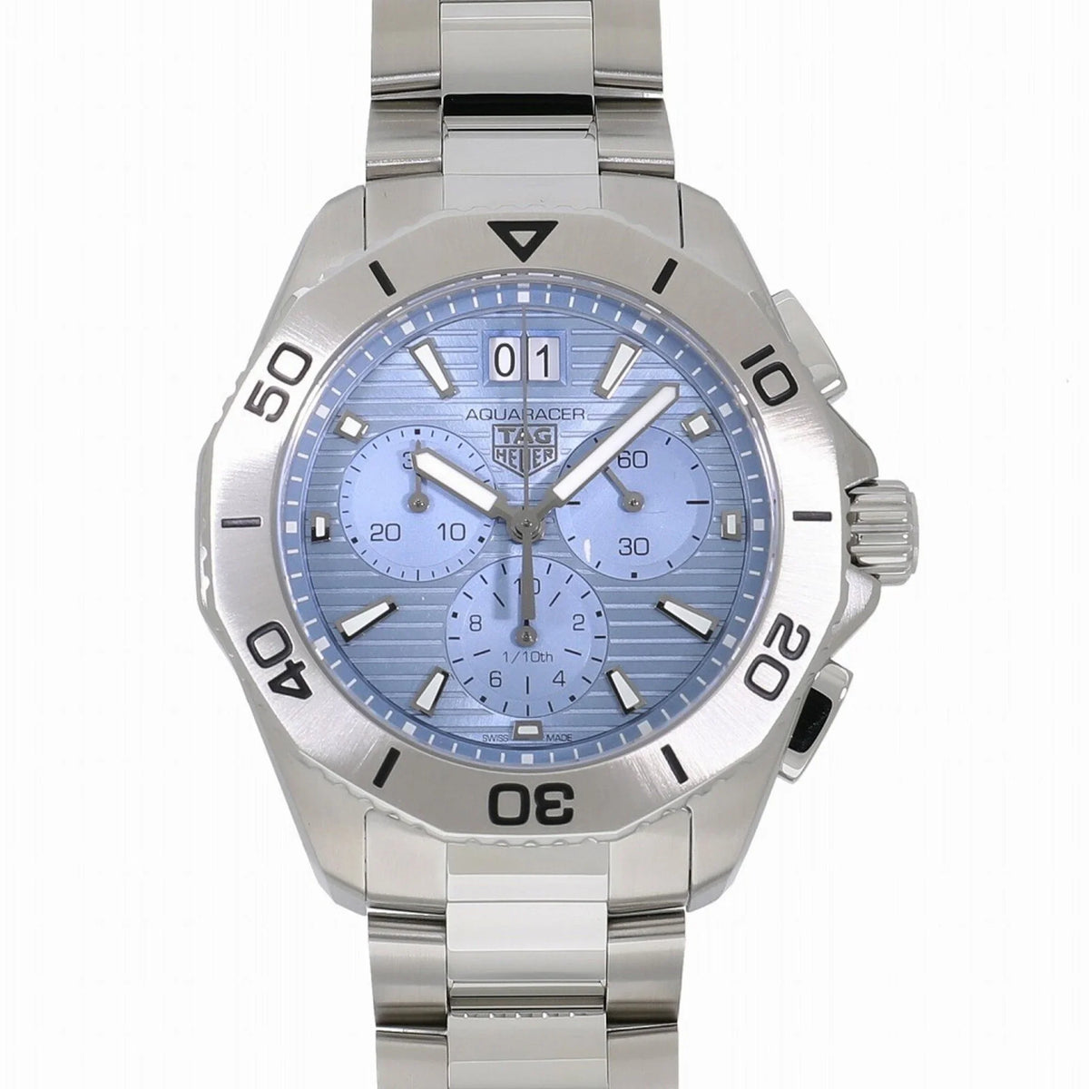 Pre-Owned Tag Heuer Aquaracer Professional 200 CBP1112.BA0627 Blue Men's Watch (New)