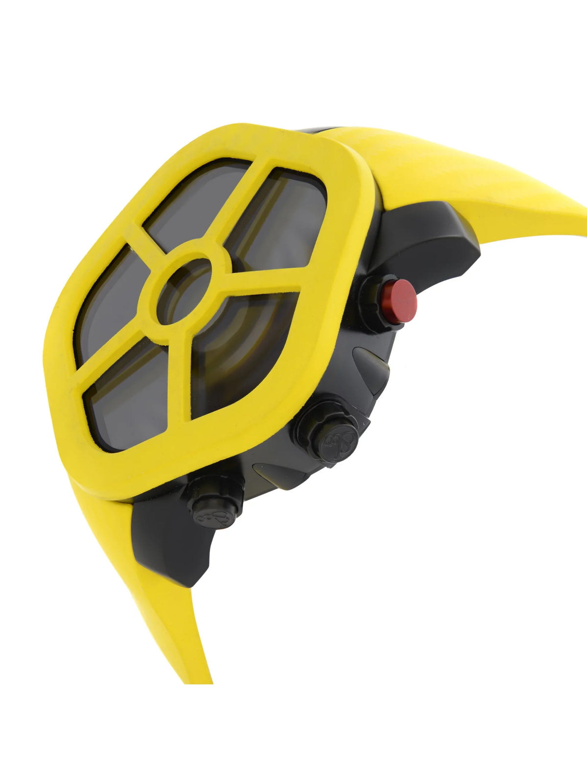 Ghost Steel Carbon Bezel Yellow Quartz Watch GH100.11.NS.PC.ANH4D. Jacob & Co
