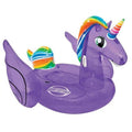 Magical Unicorn Inflatable Pool Float, Purple. Airhead AHPF3020 83 x 74 in