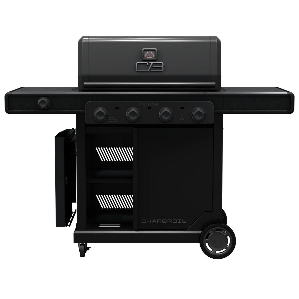 Char-Broil Pro Series™ 4-Burner Gas Grill and Griddle with Side Burner