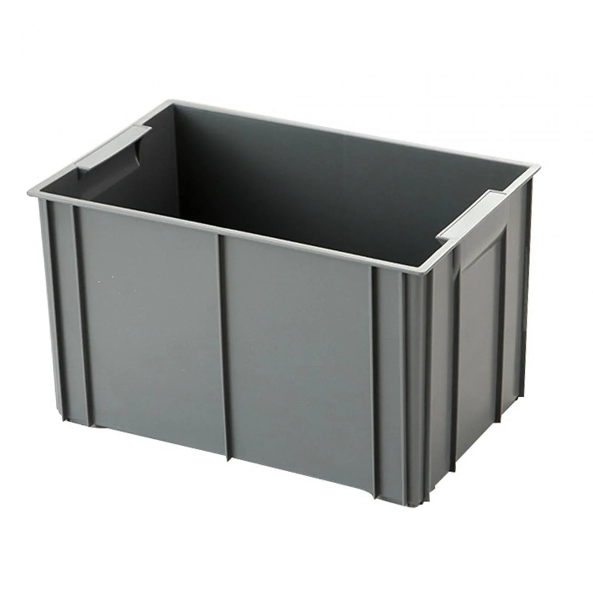Storage Box Storage Bin Durable Multipurpose Organizer Space Saving Stackable Storage Container for RV Travel Desktop Fishing Gray 28.5x18x17cm