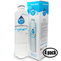 4-Pack Replacement for  RS261MDBP Refrigerator Water Filter - Compatible with  DA29-00020B, DA29-00020A, HAF-CIN Fridge Water Filter Cartridge