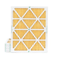Actual Size: 13-1/2 x 19-1/2 x 7/8. 6 Pack of 14x20x1 MERV 11 Pleated Air Filters by Glasfloss