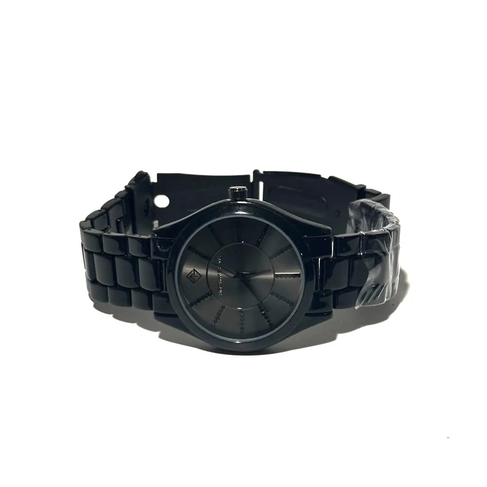 Like New - Timothy Stone Charme Ceramic ebony Faux Ceramic Watch *See Description*
