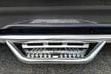 N-Fab by RealTruck Podium Stainless Steel Steps | Polished Stainless Steel, Cab Length | Hpt0786Cc-Ss | Compatible with 2007-2021  Tundra Crewmax All Beds, SRW Gas