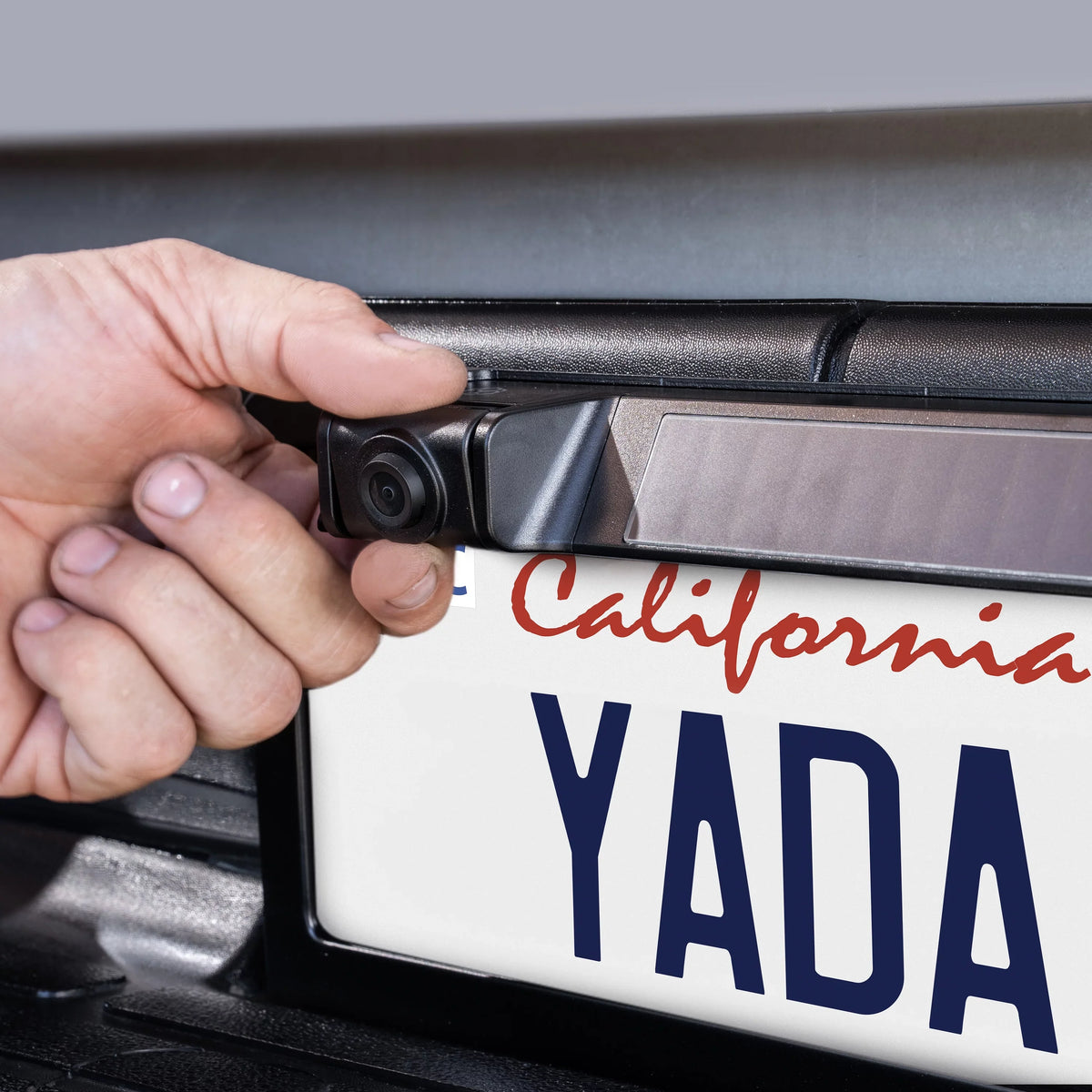 YADA 1080P Full HD Wireless Portable Backup Camera, App Controlled via Bluetooth and Wi-Fi on Phone, Solar Powered Wireless Charging, Universally Compatible, Easy Installation, ebony