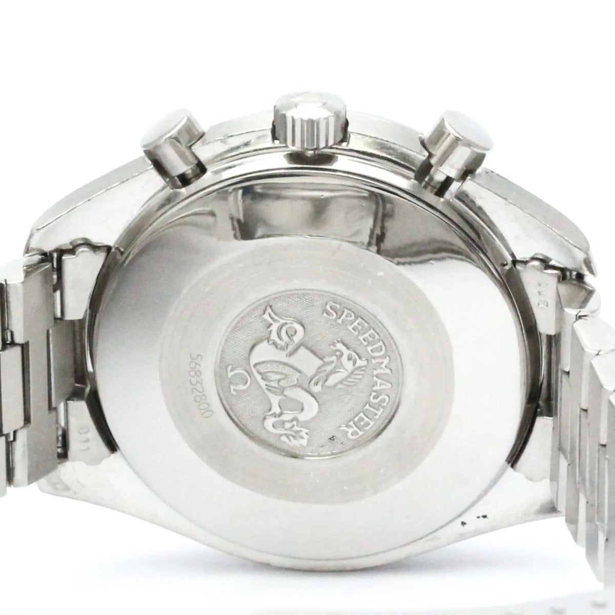 Pre-Owned Polished OMEGA Speedmaster Automatic Steel Mens Watch 3510.50 BF565452 (Good)