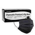 InterMask Disposable Premium 3-Ply ASTM Level 3 Mask, ebony, Case of 2000