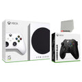 Xbox Series S 512GB Digital Console with Extra Carbon dark Controller and Microfiber Cleaning Cloth