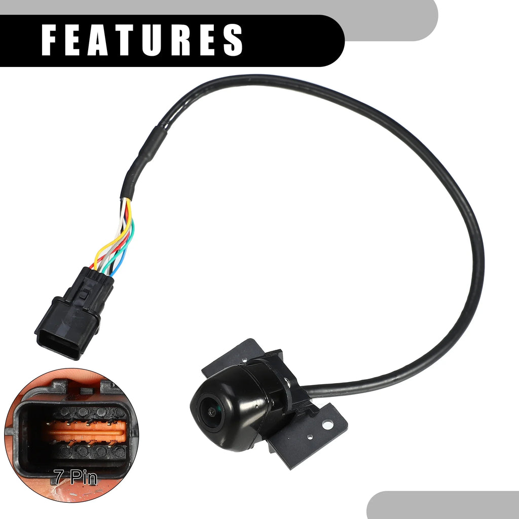 Car Rear View Back Up Camera No.95760-D3001 for Hyundai Tucson 2016-2018 Plastic ebony