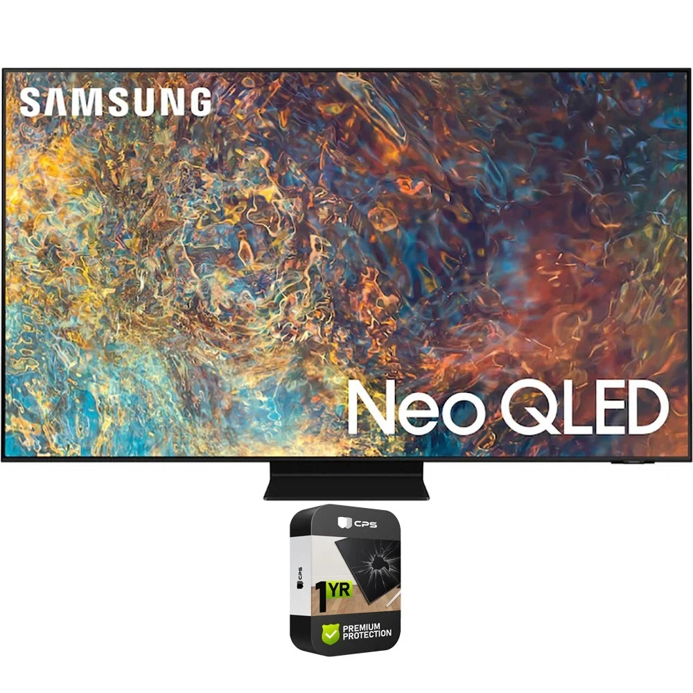 QN65QN90AA 65 25mm Neo QLED 4K Smart TV (2021) Bundle with Premium Extended Warranty