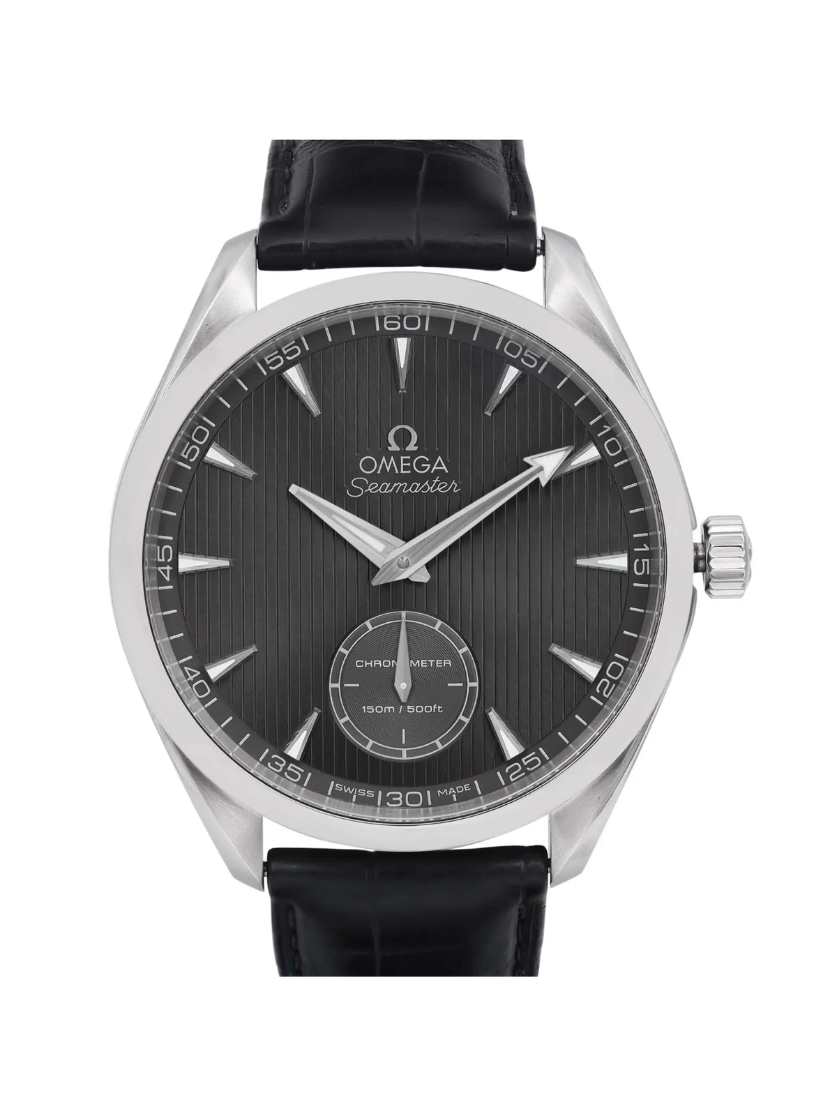 Omega Aqua Terra Railmaster XXL Steel Manual Wind Mens Watch 231.13.49.10.06.001