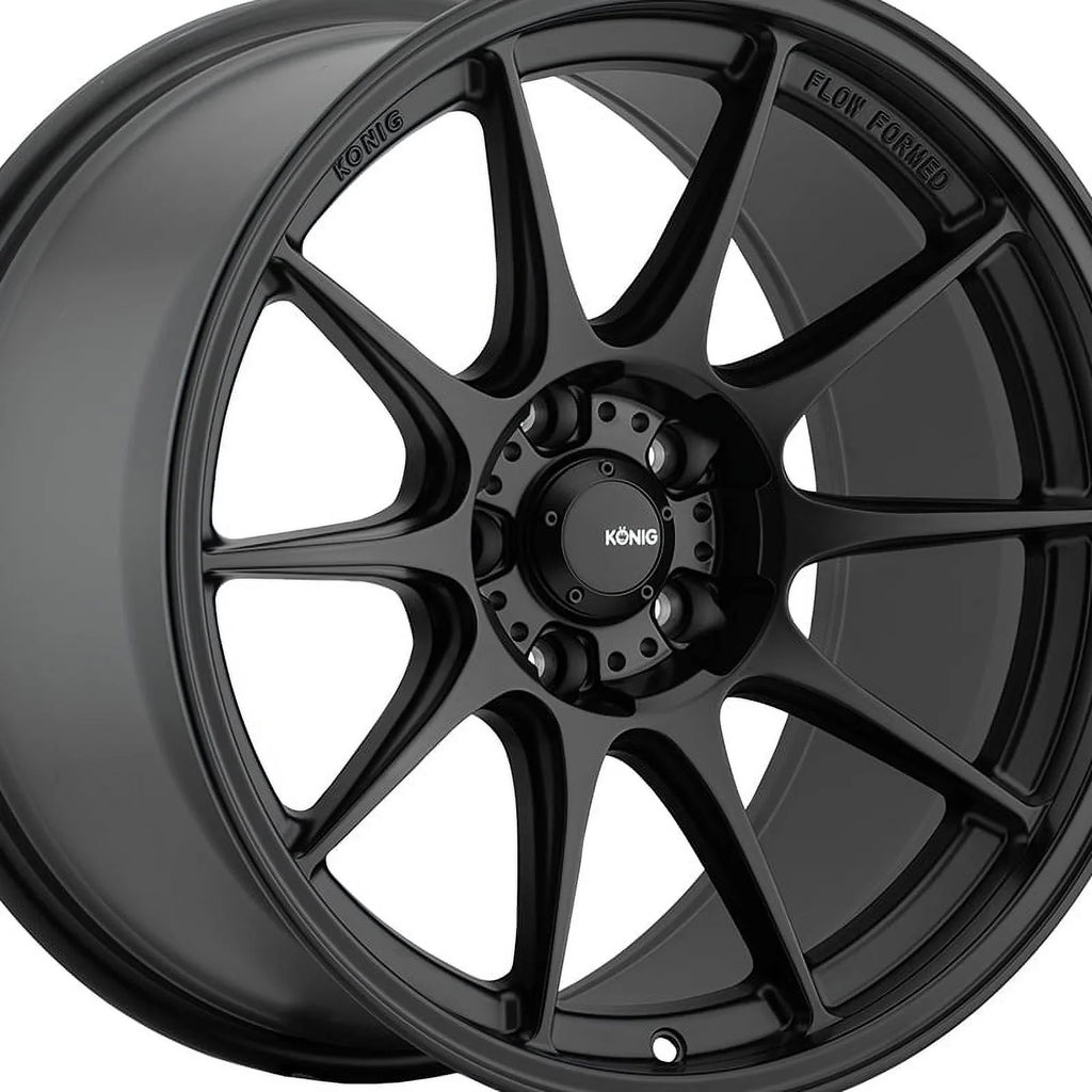 Konig 57B Dekagram 17x8 4x100 +45et Semi-Matte dark Wheel