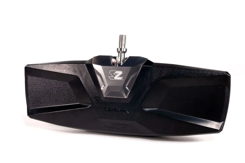 Halo-RA Billet Rear View Mirror with Aluminum Bezels for Various Size UTV-Utility Task Vehicle (1.75 25mm Round hose)