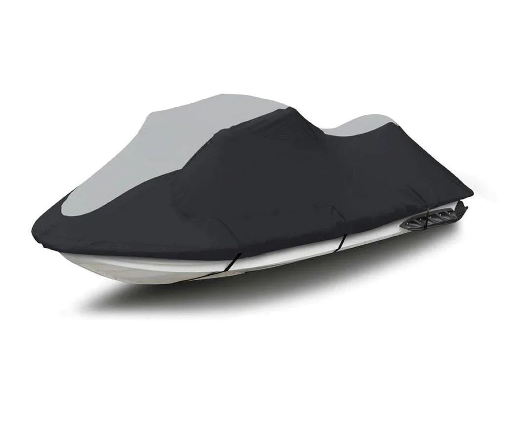 SUPER HEAVY-DUTY PWC JetSki Cover Compatible for POLARIS JET SKI GENESIS PWC COVER 1999 2000 2001 2002 ebony/Grey