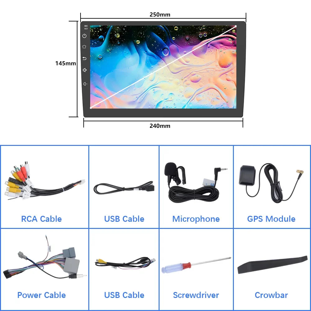 Awesafe 10 1 inch Car Stereo Radio for Honda Civic 2006-2011, Android 12 with  Carplay,Android Auto Steering Wheel Control