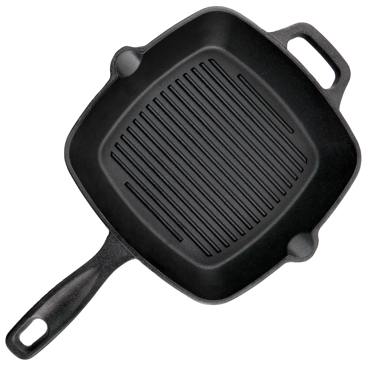 Oster Castaway 10 25mm Square Cast Iron Grill Pan with Pouring Spouts