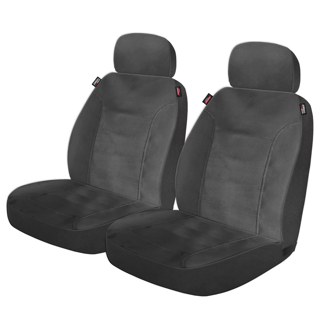 Genuine Dickies 2 Piece Durazone Car Seat Covers, dark